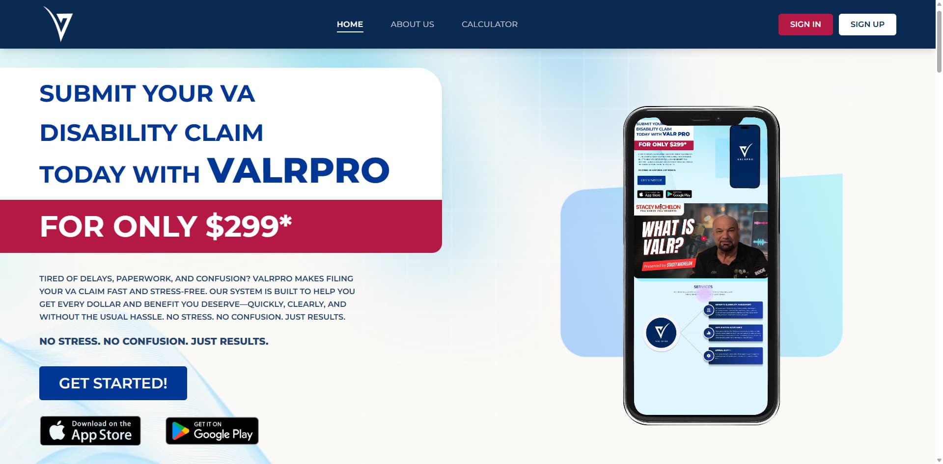 Valr Pro – VA Disability Claims Platform